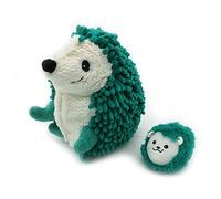 PTIPOTOS by Les Déglingos - PIKTOU Herisson Maman/Bebe Vert - Peluche bébé Toute Douce - Idée Cadeau de Naissance - 21cm