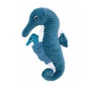 ptipotos hippocampe papa bebe bleu - LES DÉGLINGOS - PELUCHES/Animaux - Polyester - Dès 3 ans