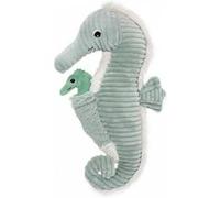 Déglingos Peluche Ptipotos Hippocampe Papa Bébé Ultra douce Menthe 36 cm