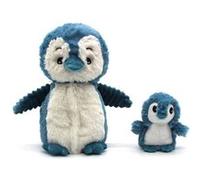 Ptipotos Pingouin maman et bebe - Bleu Multicolore G
