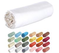 P'tit Basile - Drap Housse Cododo bébé Berceau 50x80 cm Coton Bio - Blanc - Adaptable aux Matelas cosleeping Next2me kinderkraft Safety 1st etc... Bonnets aux 4 Coins - Coton Certifié