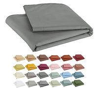 P'tit Basile - Drap Plat bébé 120x180 cm - Drap Simple lit Enfant 60x120 ou 70x140 cm - 100% Coton Bio 57 Fils - Vert vétiver - Drap de Dessus idéal l'été Car léger Frais et Pas trop Chaud