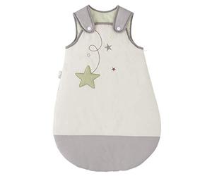 P'tit Basile - Gigoteuse 0-6 Mois Bébé Naissance - Coton Certifié Bio - Tog 2,5-4 Saisons - Turbulette brodée Pluie d'étoiles - Taille Enfant 50 à 65 cm - Petite Douillette Toutes Saisons