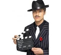 P'tit Clown 10031 Clap de Cinéma en Bois - 20 x 18 cm - Noir Noir G