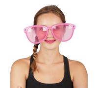 P'TIT CLOWN - 10869 - Lunettes Plastique Géantes avec Verres - Accessoire Déguisement Carnaval, Halloween, Cosplay, Fête Costumée, Soirée Déguisée - Coloris Aléatoire