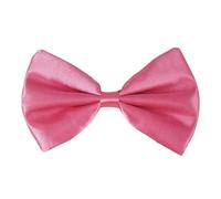 P'tit Clown - 11893 - Nœud Papillon en Tissu - Pré Noué, Réglable - Bow Tie - Accessoire Déguisement - Pour Carnaval, Soirées Costumées, Fêtes à Thèmes, Mariage, Célébration - Adulte - Rose Fluo