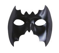 P'TIT Clown - 12001 - Black Bat Wolf Adult - Loup Chauve-Souris - Noir - Masque de Déguisement Adulte - Parfait pour Carnaval, Fêtes Costumées et Évènements à Thème
