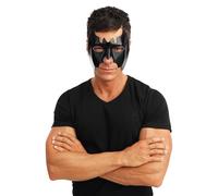 P'TIT Clown - 12001 - Black Bat Wolf Adult - Loup Chauve-Souris - Noir - Masque de Déguisement Adulte - Parfait pour Carnaval, Fêtes Costumées et Évènements à Thème