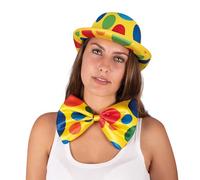 P'TIT CLOWN - 13112 - Nœud Papillon Géant de Clown - Accessoire de Déguisement - Parfait pour Carnaval, Fêtes à Thèmes, Cirque, Soirées Costumées, Cirque