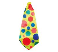 P'TIT Clown - 14525 - Cravate Géante de Clown - 50 X 20 cm - Multicolore - Adulte, Unisexe - Accessoire Déguisement Cirque, Carnaval, Cosplay, Fête Costumée, Spectacle, Costume Humoristique