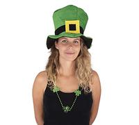 P'tit Clown 15019 Collier Trèfles - Plastique Métallisé, Taille Unique