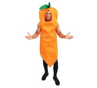 Costume adulte carotte orange taille unique (x1) REF/15376 Homme ou Femme