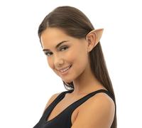 P'TIT Clown - 16679 - Oreilles d'Elfe - Elf Ears - La Paire - Accessoire de Déguisement - Parfait pour Carnaval, Halloween, Cosplay, Manga, Fêtes costumées, Evènements à thèmes - Unisexe - Beige
