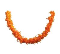 P'tit Clown - 21605 - Boa Plumes - Orange - Longueur 160 cm - Unisexe - Accessoire Parfait pour Déguisement, Charleston, Années 20, Flapper, Carnaval, Fête costumée