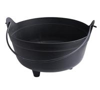 P'TIT Clown - 21690 - Chaudron de Sorcière - Décoration Halloween, Seau De Bonbons - Accessoire de Déguisement - Ø 34 cm - Noir