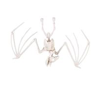 P'TIT Clown - 22239 - Squelette de Chauve-Souris en Plastique - 16 x 30 cm - Décoration Halloween Effrayante - Ambiance de Maison Hantée - Accessoire pour Fêtes et Décors Sinistres