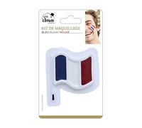 P’TIT CLOWN- Kit de Maquillage-Bleu, Blanc, Rouge, 22387