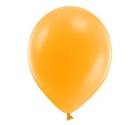 P'TIT CLOWN - 22416 - Ballons Anniversaire - Lot de 10 - Ø 30 cm - Latex Naturel - Ballon baudruche, Gonflable - Décoration Fête de naissance, Mariage, Fiançailles, Baby Shower, Baptême - Orange