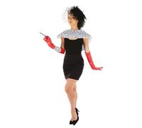 P'TIT CLOWN - 22695 - Set Femme Cruelle Adulte - Taille Unique - Déguisement Carnaval, Cosplay, Halloween