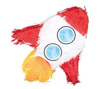 P'tit Clown - 22908 - Pinata Fusée - Piñata 56,4 x 34,8 cm