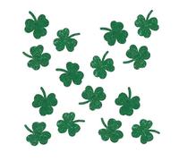 50 confettis table trèfle shamrock vert pailleté - générique 23238 Vert G