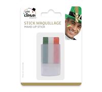 P'TIT CLOWN - 23248 - Stick de Maquillage Saint Patrick, Thème Irlandais - Soutien Festif à l'Irlande, Maquillage de Déguisement - Utilisation Facile, Lavable