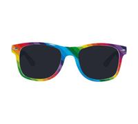 P'TIT CLOWN - 23259 - Paire de Lunettes Arc-en-Ciel - Accessoire de Déguisement - Parfait pour Carnaval, Pride - Adulte - Unisexe