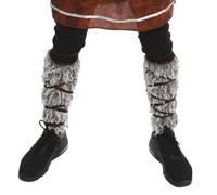 P'TIT CLOWN - 23285 - Jambières, Guêtres Viking - Viking's Gaiters - Luxe - Accessoire de Déguisement - Parfait pour Carnaval, Fêtes à Thèmes, Soirées Costumées, Halloween - Adulte Unisexe - La Paire