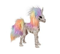 figurine squelette licorne plastique 21cm rainbow - générique 23532 Multicolore G