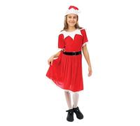 P'TIT CLOWN - 23644 - Costume Mère Noël - fille - 10/12 ans