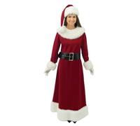 P'TIT CLOWN - 24038 - Costume Mère Noel luxe - adulte - S/M