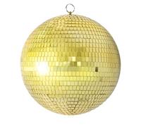 P'tit Clown - 24284 - Boule à Facettes - Ø 30 cm - Indispensable pour Vos Soirées Disco ! - Polystyrène - Or