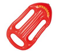 P'TIT CLOWN - 24389 - Fausse Bouée de Sauvetage Gonflable - Lifeguard - Planche de Sauvetage - Baywatch Inflatable Float - Accessoire Déguisement Malibu - Carnaval, Cosplay - Plastique - Rouge