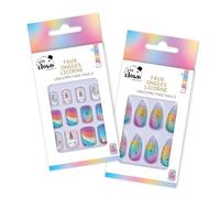 P'TIT CLOWN - 24518 - Faux ongles - 2 modèles aléatoires - licorne