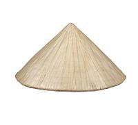 P'TIT CLOWN - 34700 - Chapeau de Paille Vietnamien, Chinois - Chinese's Hat - Accessoire de Déguisement Asie - Pour Carnaval, Fêtes à Thèmes, Nouvel An, Halloween - Unisexe - Adulte - Beige