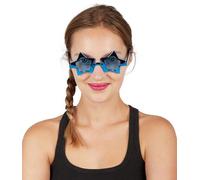 P'tit Clown 35322 Lunettes Plastique Métallisé - Etoile - 6 Assorties - Modèle Aléatoire