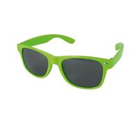 P'TIT CLOWN - 35893 - Lunettes Blues Brothers - Parfait pour Carnaval, Fêtes à Thèmes, Soirées Costumées, Fluo, Festivals, Halloween, Party - Orange Fluo Vert Fluo - Plastique