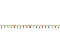 P'tit Clown 40401 Guirlande - 19 Fanions Joyeux Anniversaire - 1 Lettre par Flamme - Multicolore