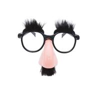 P'TIT CLOWN - 40603 - Lunettes Nez et Moustache - Lunettes Drôles - Adulte, Unisexe - Accessoires Déguisement Carnaval, Halloween, Fête Costumée, Cosplay
