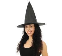 P'TIT CLOWN - 41251 - Nez de Sorcière Adulte en Plastique Souple avec Elastique - Parfait pour Compléter votre Déguisement pour Halloween