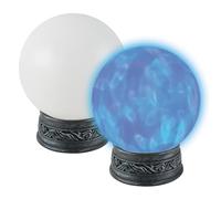 P'tit Clown - 45507 - Boule de Cristal Lumineuse et Sonore - Ø 18 cm - Décoration Halloween - Fonctionne avec 3 Piles AAA (Non incluses)