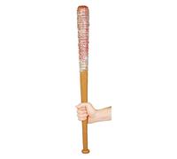 P'TIT Clown - 54761 - Fausse Batte de Baseball Ensanglantée - Accessoire de Déguisement Halloween, Film, Cosplay - Plastique - 73 cm