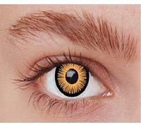 P'TIT CLOWN - 55542 - Lentilles de Contact Vampire (sans correction) - Annuelles - Parfaites pour Compléter votre Déguisement pour Halloween, Carnaval et autres Fêtes Costumées - ∅ 14.2 mm