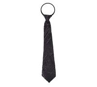 P'TIT CLOWN - 60242 - Cravate Sequins avec Élastique Brillante - Glitter Tie - Accessoire de Déguisement - Parfait pour Carnaval, Soirées Costumées, Fêtes à Thèmes, Nouvel An - Adulte - Noir