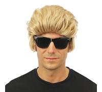 P'TIT CLOWN - 68759 - Perruque Johnny H - Idéal pour une soirée déguisée, Carnavals, Célébrations - Cheveux en Polyester - Taille Unique - Blond