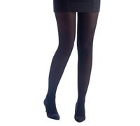 P'tit Clown - 74705 - Collant Fantaisie Opaque Uni Femme - Black Neon Tights - Confortable - 50 Deniers - Accessoire Déguisement Carnaval, Halloween, Fêtes à Thèmes, Cosplay - Polyester - Noir