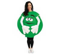 P'TIT CLOWN - 76704 - Costume Bonbon Adulte - Unisexe - Parfait pour Déguisement Carnaval, Halloween, Cosplay, Anniversaires, Fêtes à Thème, Soirées Déguisées - Polyester - Taille Unique - Vert