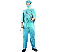 P'tit Clown - 89591 - Costume Adulte Chirurgien Sanglant - Taille Unique