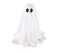 P'tit Clown - Automate Halloween Animé - Animatronique Fantôme À Poser MDR - Animatronics - Sonore et Lumineux - Parfait pour Une Décoration Effrayante - Piles Non incluses - 32 cm