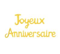 P'TIT CLOWN - Ballon Aluminium Joyeux Anniversaire - Alphabet - Gonflable à l'Air - Parfait pour Fêtes d'Anniversaires Adultes, Enfants, Célébrations, Party